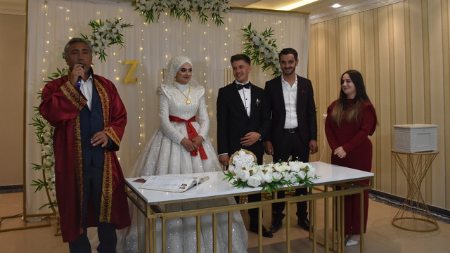 Gümüşhane'de 500 çift 'ücretsiz salon' hizmetiyle dünyaevine girdi