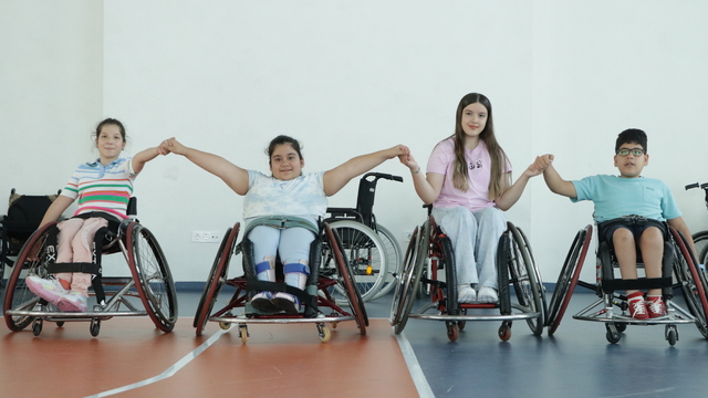 Kayseri'de fizik tedavi hastaları, TÜBİTAK projesiyle spora adım atıyor