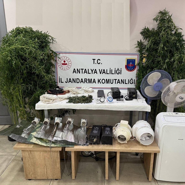 Antalya'da uyuşturucu operasyonunda bir şüpheli gözaltına alındı