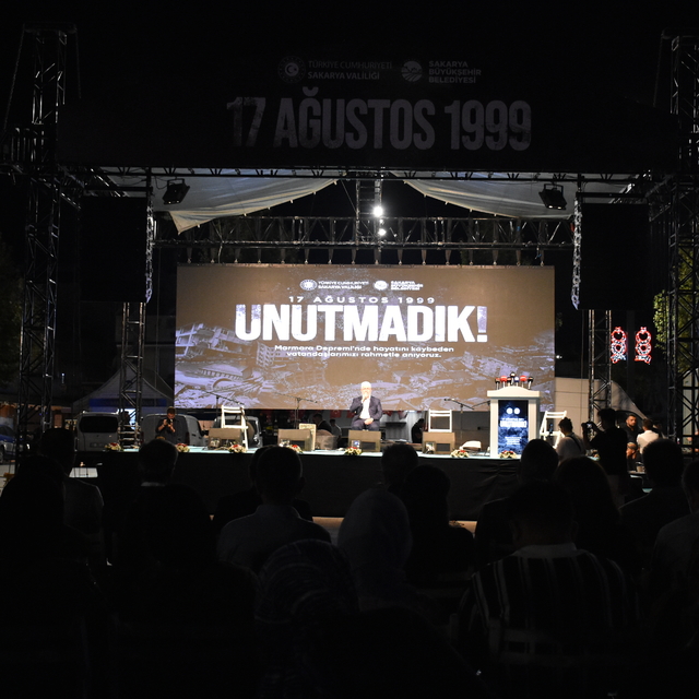 Marmara Depremi şehitleri, Sakarya'da anıldı