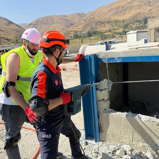 Hakkari'de AFAD Eğitim Sahası açıldı