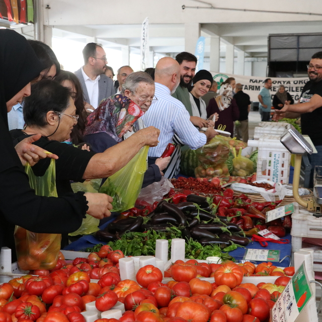 Kayseri'de "Yüzde 100 Ekolojik Pazar" açıldı
