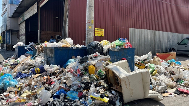 İzmir'de çöp yığınları oluştu