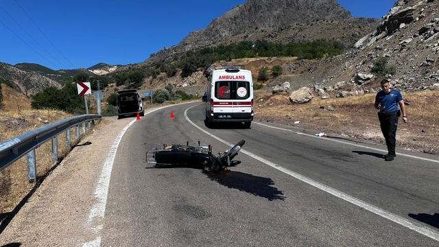 Giresun'da motosiklet kazasında sürücü hayatını kaybetti