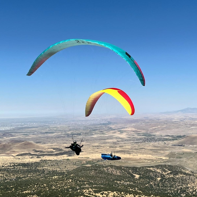 Aksaray'da Yamaç Paraşütü Dünya Kupası'nın ilk günü tamamlandı