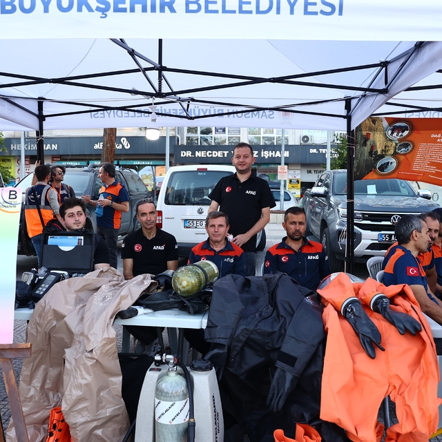 Samsun'da 17 Ağustos 1999 Marmara Depremi'nin 26. yılında anma programı düz...