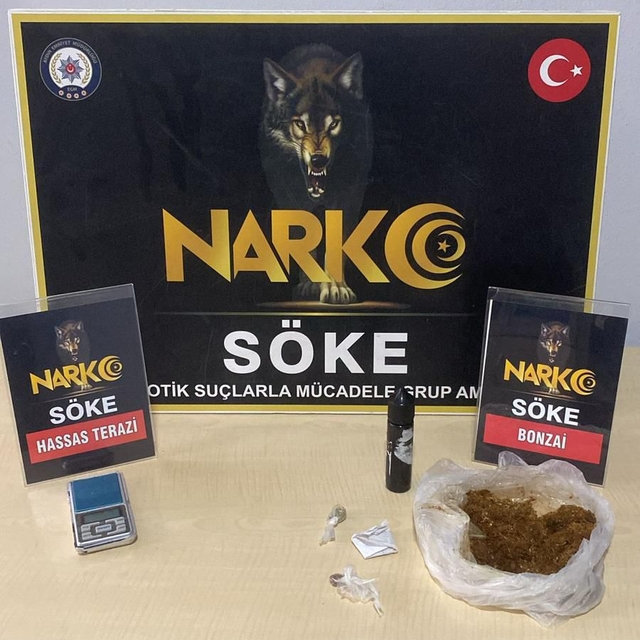 Söke'de uyuşturucu operasyonunda yakalan kişi tutuklandı