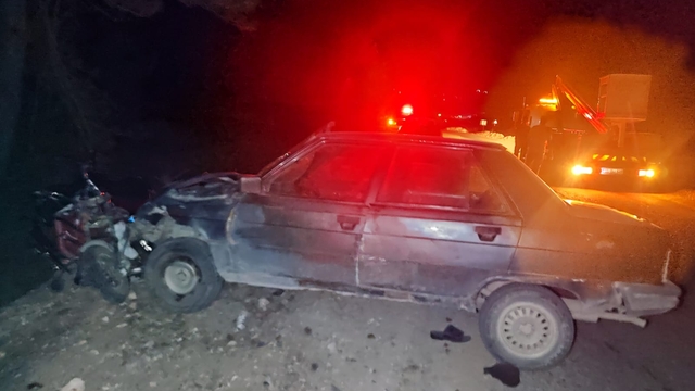 Otomobille çarpışan elektrikli bisikletin sürücüsü öldü