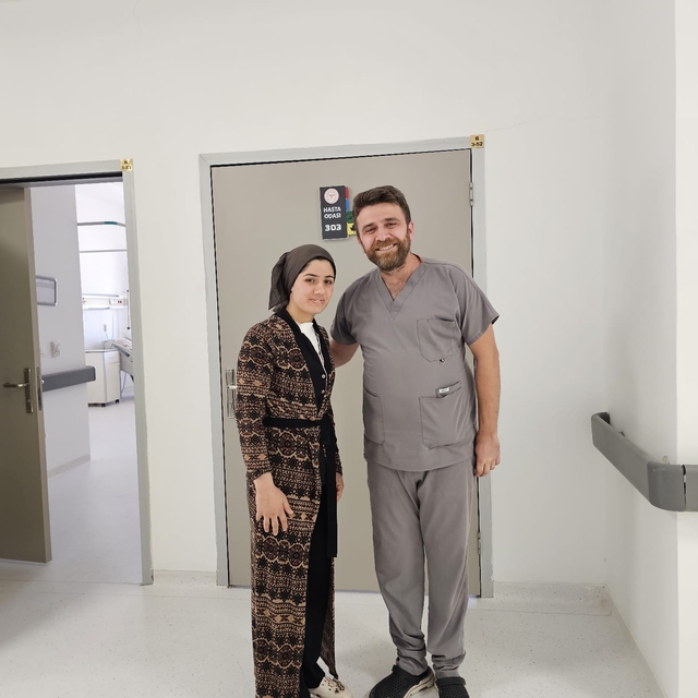 Çermik'te guatr ameliyatı yapılan kadın sağılığına kavuştu