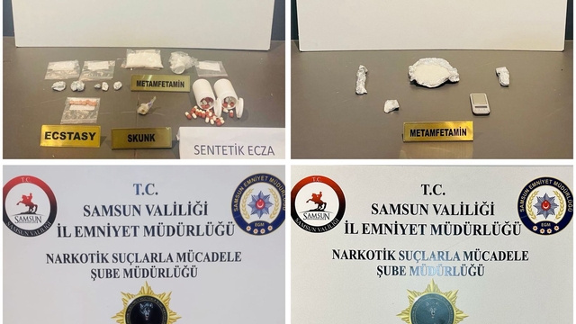 Samsun'da uyuşturucu operasyonunda 6 zanlı yakalandı