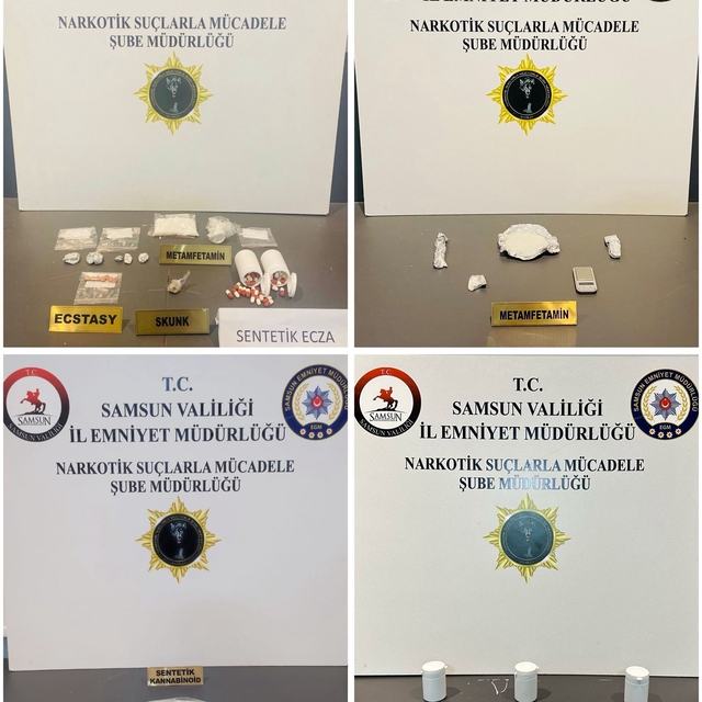 Samsun'da uyuşturucu operasyonunda 6 zanlı yakalandı