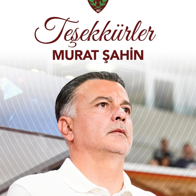 Hatayspor'da Murat Şahin ile yollar ayrıldı