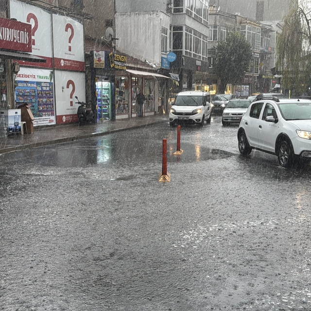 Kırklareli'nde sağanak etkili oldu