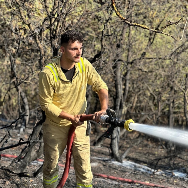 İznik'te çıkan orman yangını 1 saatte kontrol altına alındı