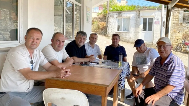 Çanakkale İl Genel Meclis üyeleri yangından etkilenenleri ziyaret etti