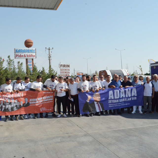 'Adana'dan Silivri'ye Özgürlük Yürüyüşü' düzenleyen CHP heyeti Aksaray'a ul...