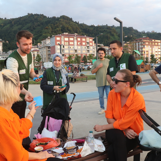 Rize'de "Yeşilay'dan size mesaj var" etkinliği düzenlendi