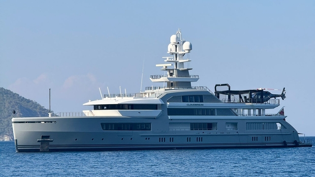 Lüks yat "Cloudbreak" Antalya'da