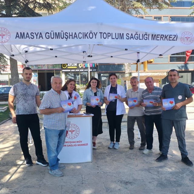 Gümüşhacıköy'de organ bağışı kampanyası düzenlendi