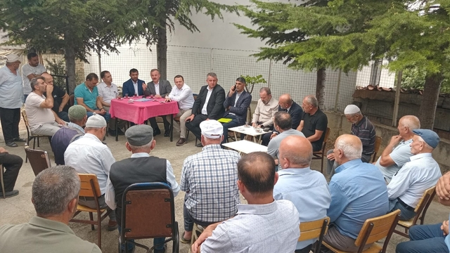 Niksar Kaymakamı Perçi köyleri ziyaret etti