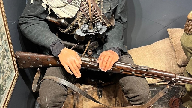 Üsteğmen Kara Fatma'nın manken canlandırması memleketi Erzurum'da sergide