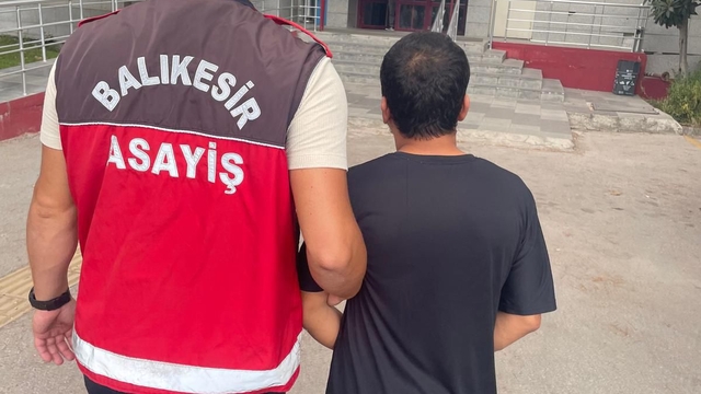 Balıkesir'de hakkında 22 yıl hapis cezası bulunan hükümlü yakalandı