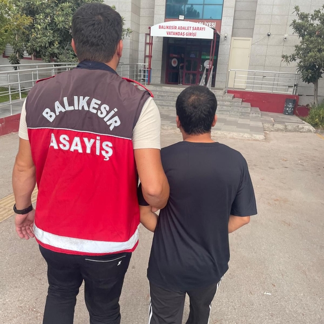 Balıkesir'de hakkında 22 yıl hapis cezası bulunan hükümlü yakalandı