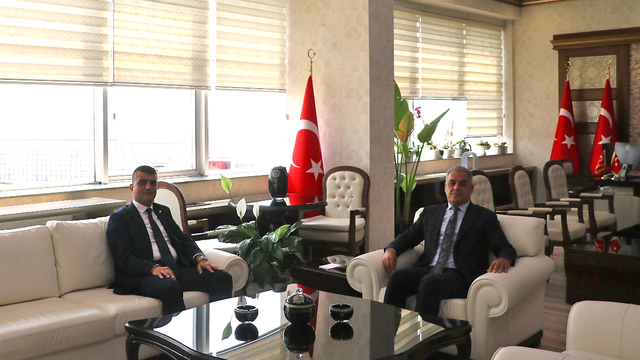 Mersin Barosu Başkanı Özdemir'den Cumhuriyet Başsavcısı Ahmet Çelikkol'a ziyaret