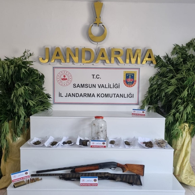 Samsun'da düzenlenen uyuşturucu operasyonunda 1 kişi gözaltına alındı