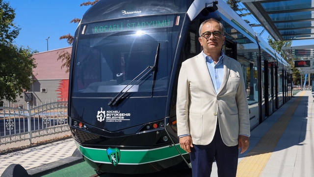 Kocaeli'de "Alikahya Tramvay Hattı"nın iki istasyonu hizmete başladı