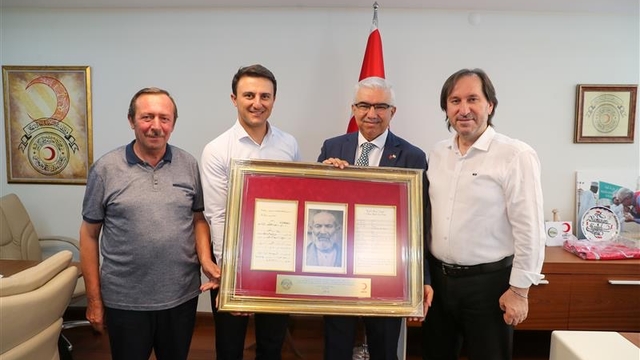 Filistin'de 117 yıl önce esir düşen Onbaşı Saygılı'nın mektubu torununa ulaştırıldı