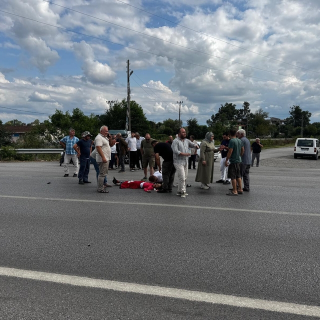 Otomobilin çarptığı yaya öldü