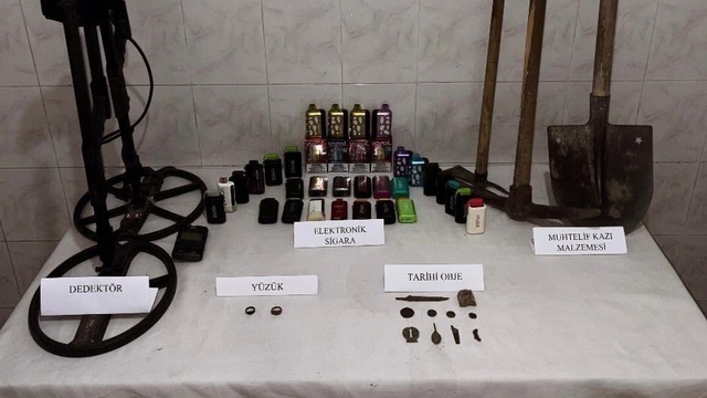 Sinop'ta tarihi eser kaçakçılığı operasyonunda 1 kişi gözaltına alındı