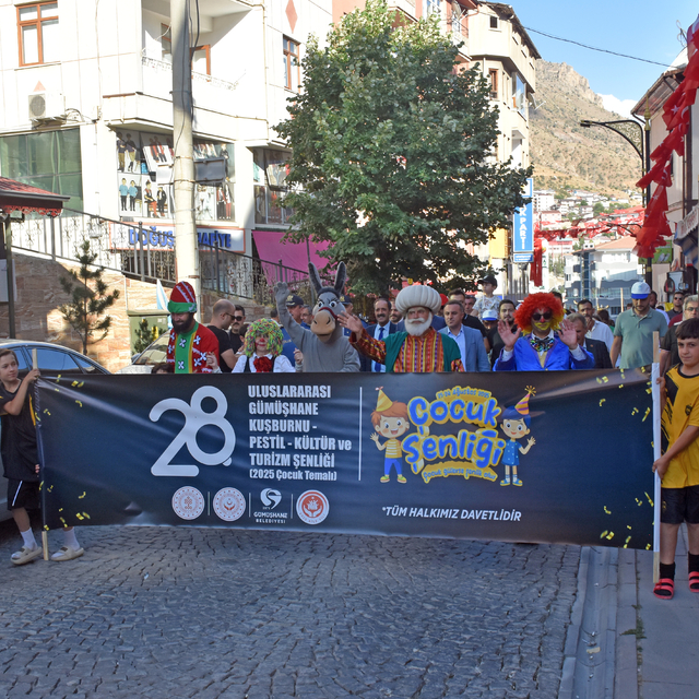 Gümüşhane'de çocuk temalı festival başladı