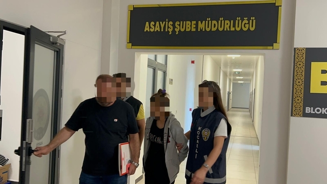 Kocaeli'de 3 evden 500 bin TL değerinde ziynet eşya çalan kadın tutuklandı