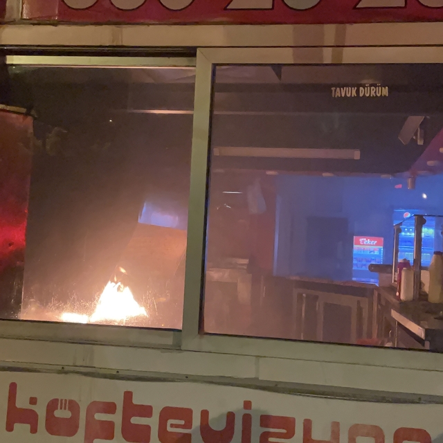 Kayseri'de ocakta unutulan köz yangın çıkardı