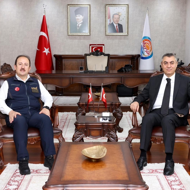 AFAD Başkanı Pehlivan, Mersin Valiliğini ziyaret etti