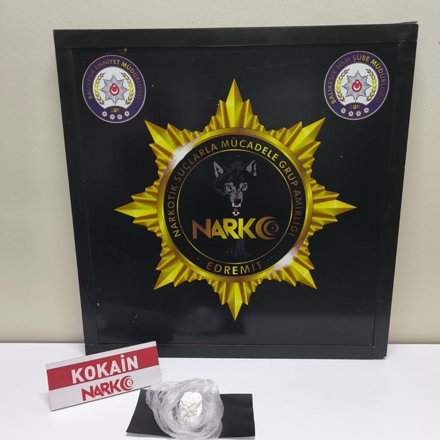Balıkesir'de uyuşturucu operasyonunda 1 şüpheli yakalandı
