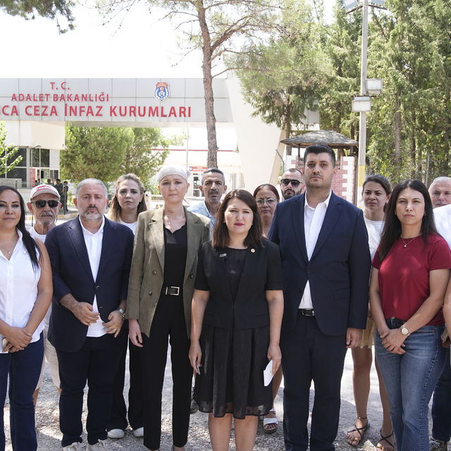 CHP'li Gökçen, İzmir Buca Ceza İnfaz Kurumu'nda Aslanoğlu, Soyer ve Çalık'ı...