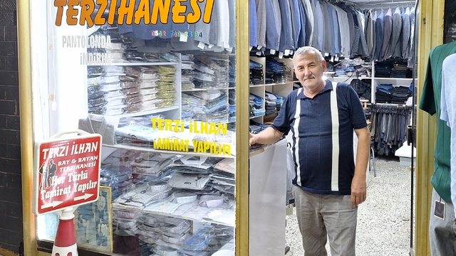 Zonguldaklı terzi mesleğini 57 yıldır sürdürüyor