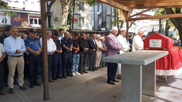 Samsun'da vefat eden Kıbrıs gazisi Necmi Çiçek, toprağa verildi
