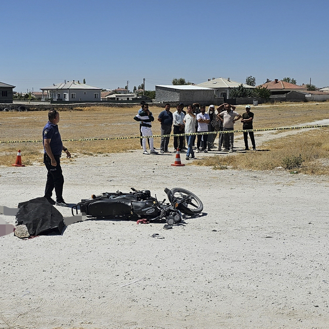 Aksaray'da tırla çarpışan motosikletin sürücüsü öldü