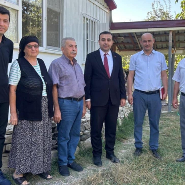 Sinop'un Dikmen ilçesinde köylere su sayaca takılıyor