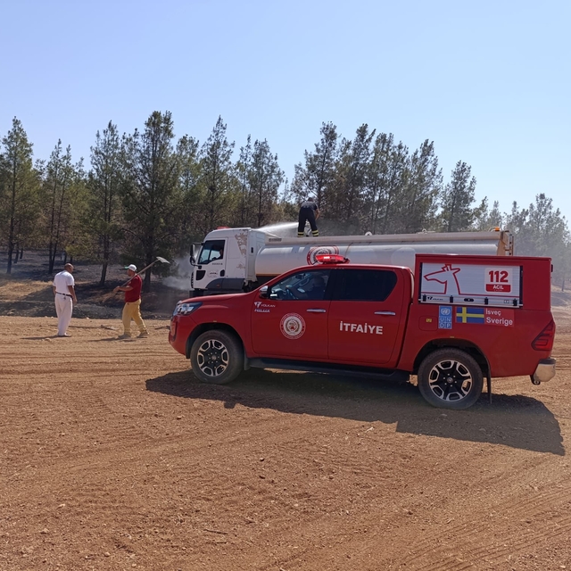 Şanlıurfa'da çıkan orman yangını söndürüldü