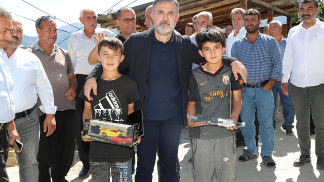 AK Parti Adana İl Başkanı Tamer Dağlı, Saimbeyli'de ziyaretlerde bulundu