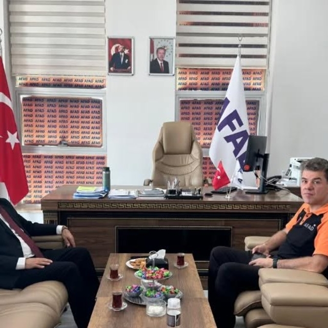 Şırnak İl Kültür ve Turizm Müdürü Baz'dan AFAD İl Müdürü İşlek'e ziyaret