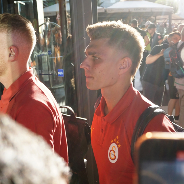 Galatasaray kafilesi Kayseri'ye geldi