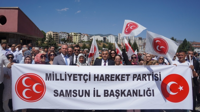MHP Samsun İl Başkanı Mucur, Tokat'taki "Terörsüz Türkiye" programına katıldı