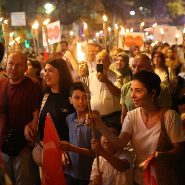 Kastamonu'da fener alayı düzenlendi