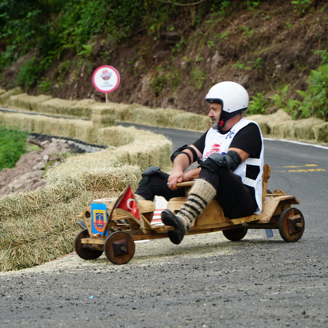 Rize'de, 15'inci 'Formulaz' tahta araba yarışları heyecanı